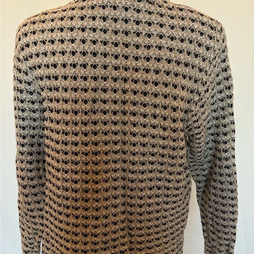 Office Siren Coquette Y2K‎ Liz Claiborne Preppy cable knit button cardigan Sz S